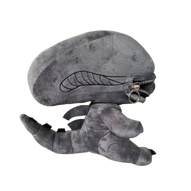 25cm Alien Xenomorph Plush Toy Cartoon Plush Dolls Soft Stuffed Plush Toys for Boys Girls Fans Birthday Christmas Gifts