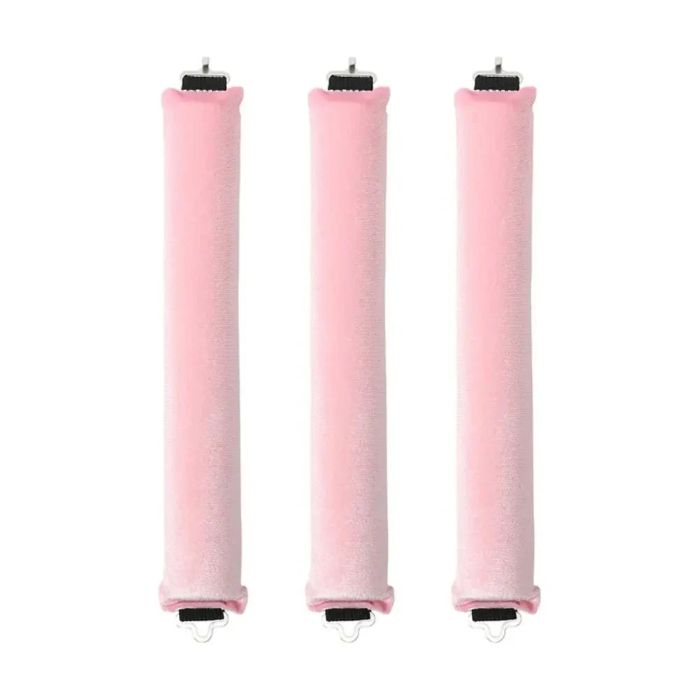 Big Wave Lazy Heatless Curling Rod Plush Head Hair Curler Wave Form Curl Rod Sponge Curling Bouncy Curling Hair Hair Rollers