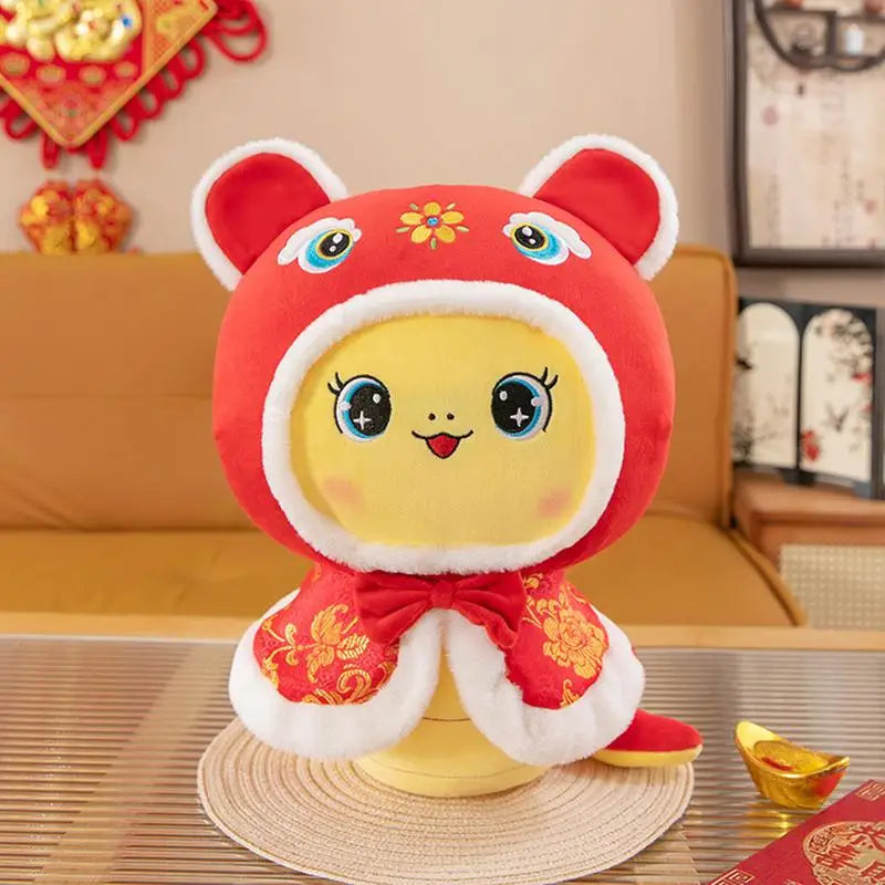 Year Of The Snake Doll 2025 Cute Chinese New Year Toy Mascot Spring Festival Snake Plush Snake Stuffed Toy 2025 Cute Chinese New