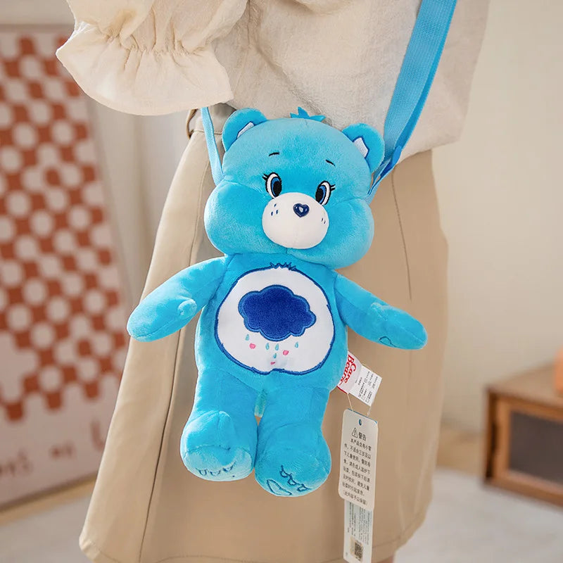 MINISO BDAY Care Bears Plush Toys Teddy Bear Stuffed Doll Lovely Anime Rainbow Bears Peluche Toy Kawaii Room Decor Gift For Kid