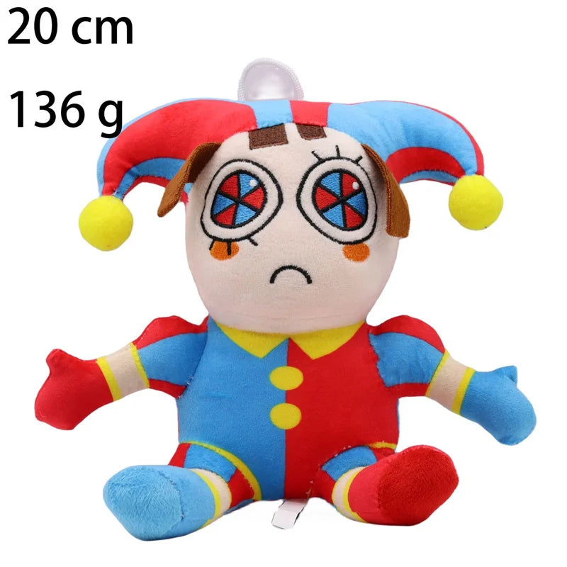 The Amazing Digital Circus Plush Toy Pomni and Jax Plushie Dolls Cute Stuffed Animal Toys Birthday Gift