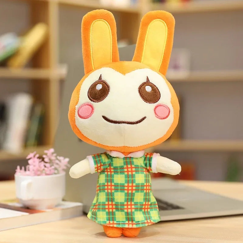 Colorful Animal Crossing Plush Stuffed Dolls Nook Porter Bunnie Marina Flora Chrissy Tasha Plushies Kids Birthday Gift Toy