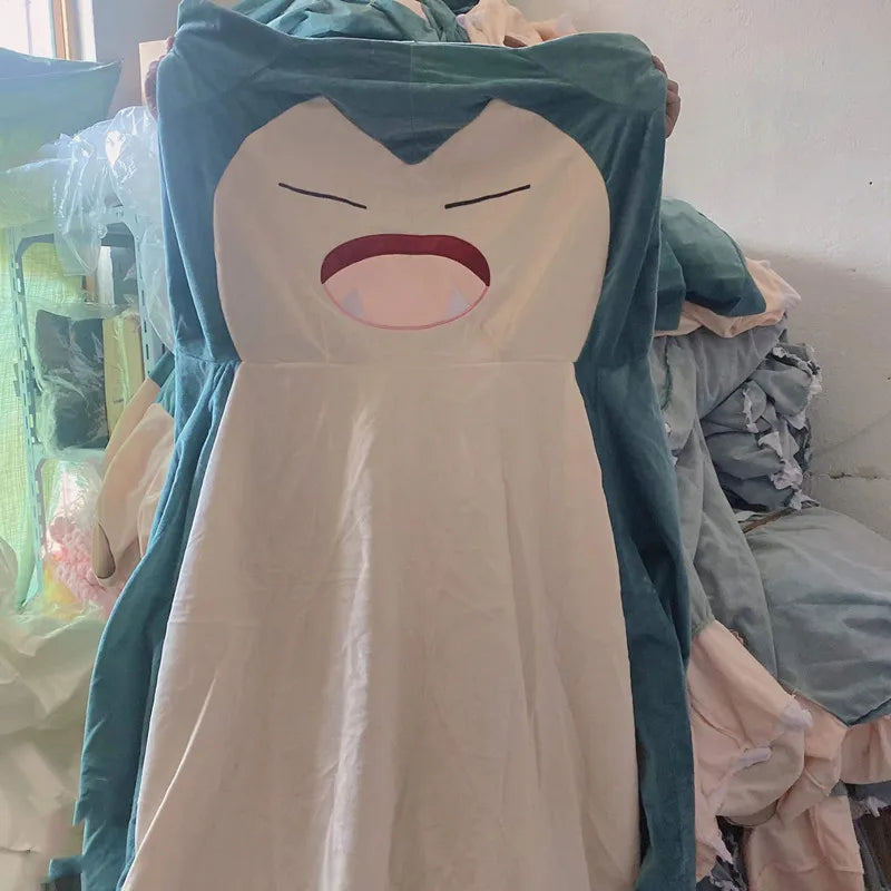 200/150cm Giant Snorlax Plush Pokemon Plush Toys Kawaii Soft Snorlax Leather Shell Plushie NO Filling Pillow Gifts for Children