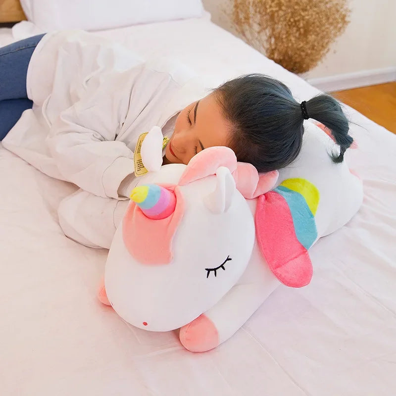 Kawaii Horse Plush 25cm Soft Stuffed Huggable Dolls Animal Acompany Toys Children Girl Birthday Gifts