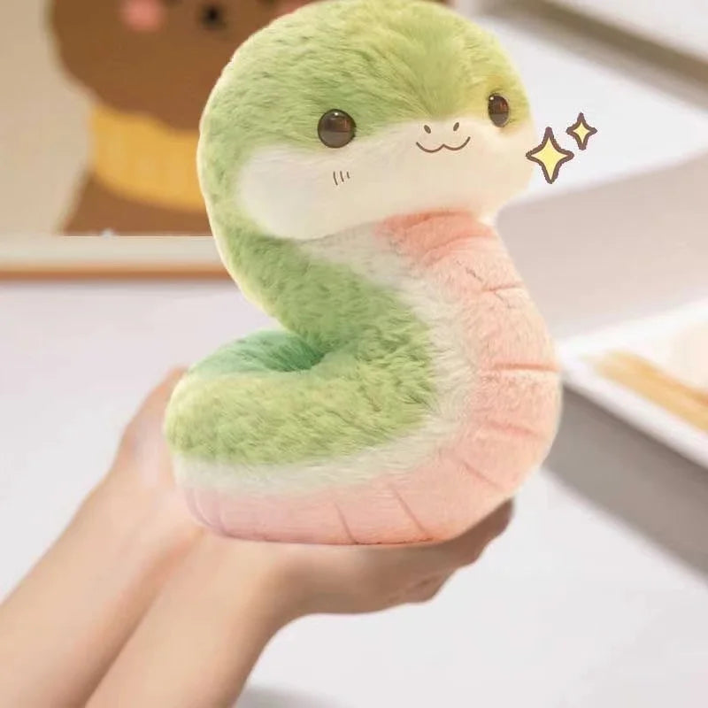 New Cute Little Snake Plush Toy Comfort Doll Snake Rag Doll Children's Birthday Gift For Girlfriend 25 Cm