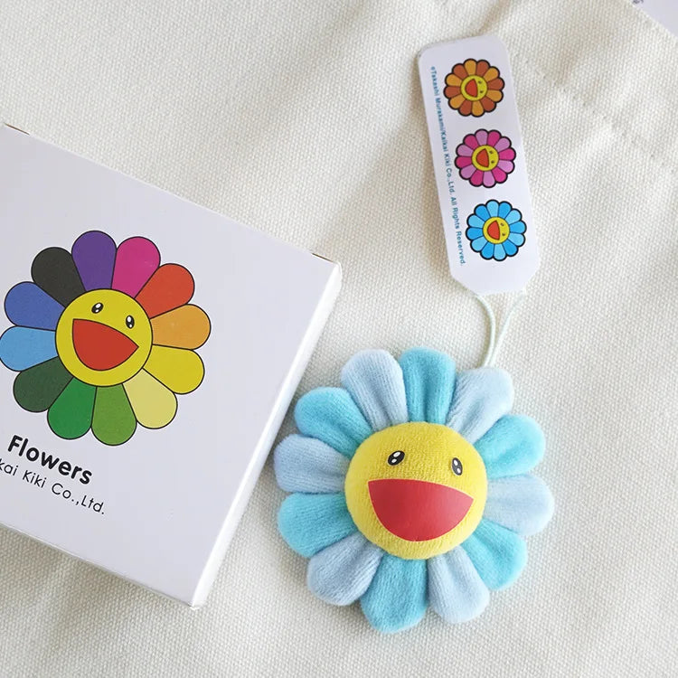 Sunflower Plush Brooch Pendant Backpack Pendant Celebrity Same Style Fashion Cute Trendy Gift Birthday Unisex Toy Periphery