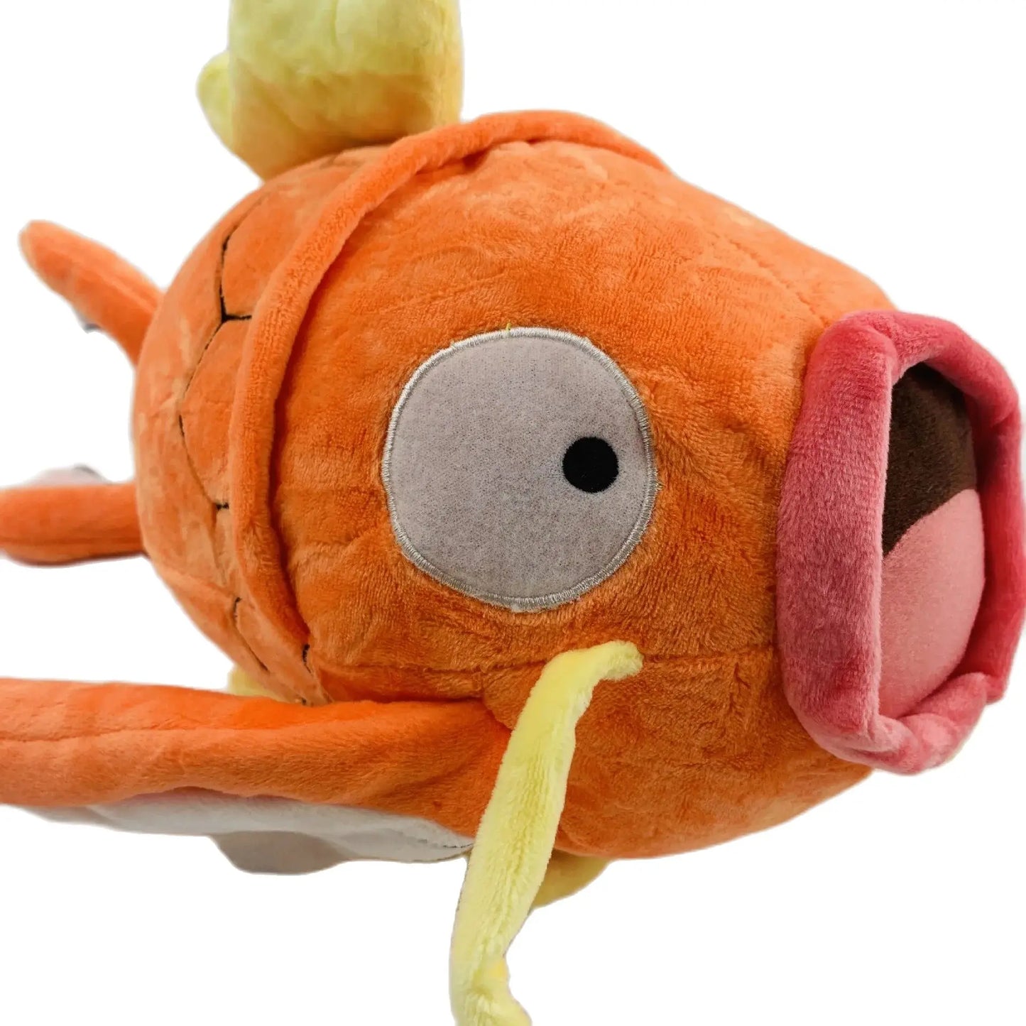 POKEMON 30cm Large Orange Carp King Big Mouth Fish Violent Carp Dragon Juvenile Plush Toy Children's Plush Toy Festival Gift Col