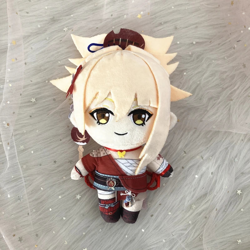 20cm Genshin Impact Doll Scaramouche Plush Toy Cute Stuffed Anime Kazuha Itto Plushies Cosplay Props Birthday Gifts Fans