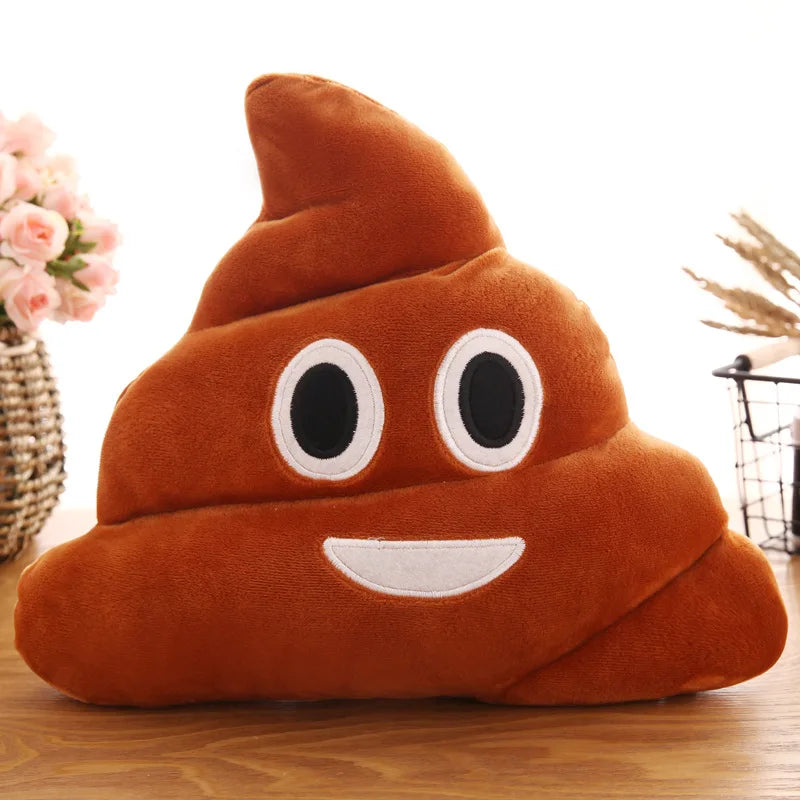 Wholesale cartoon new expression poo plush toys cute funny quirky funny poop cushion