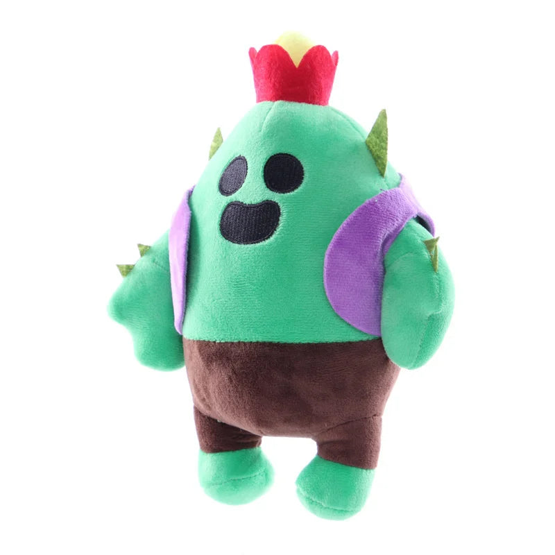 New Spike Crow Heroes Leon Plush Game Stars Hoodie Plushie Toy Dolls Kids Stuff Anime Figure Model Dolls Boy Christmas Gifts