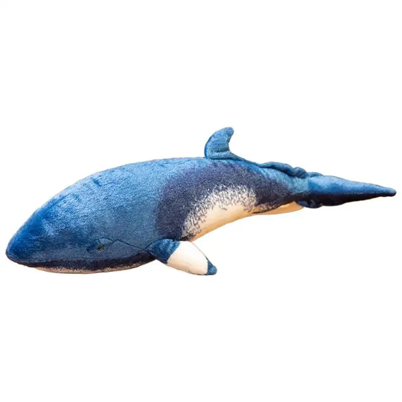 Whale Stuffed Doll Simulated Stuffed Marine Animal Throw Pillow Adorable Plush Whale Toy For Living Room Bedroom Kid Room Sofa