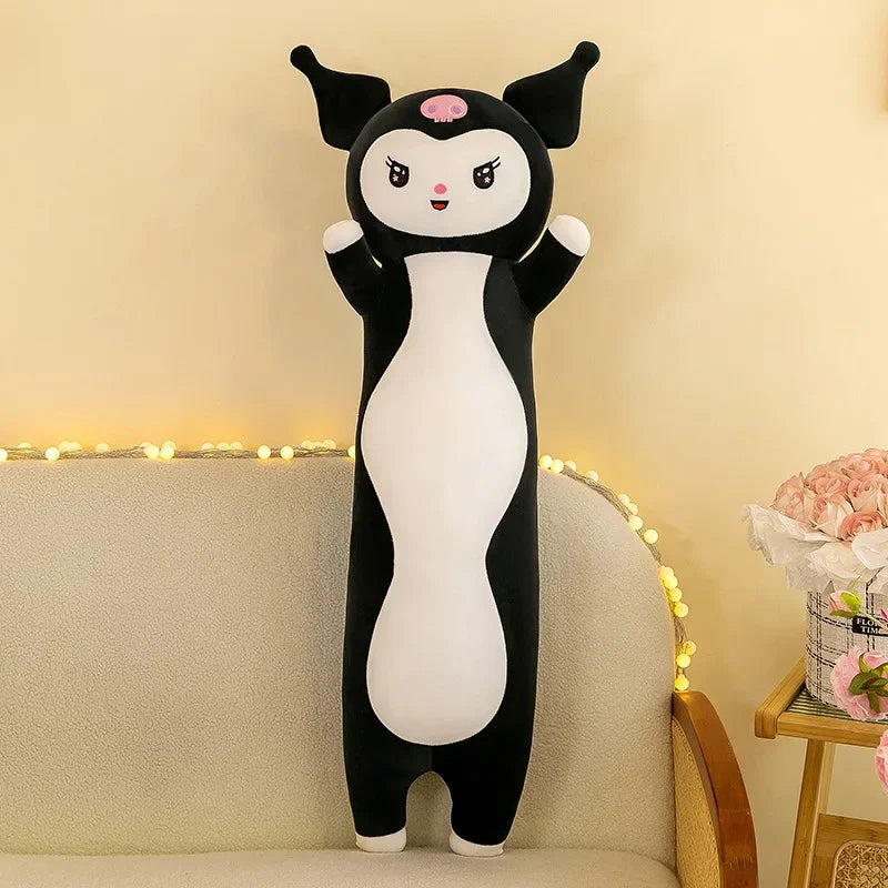 70cm Cute Sanrio Kuromi Plush Toy Kawaii Little Devil Long Sleep Pillow Cartoon Large Size Bed Plush Soft Stuffed Doll Kid Gifts