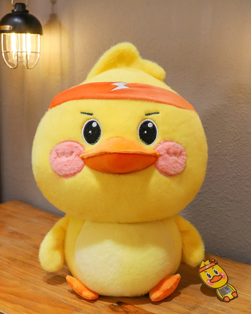 Genuine Cute Yuanqi Duck Doll Funny Cartoon Plush Duck Toys Large Pillow Rag Doll Creative Doll Girls Birthday Gift Toy