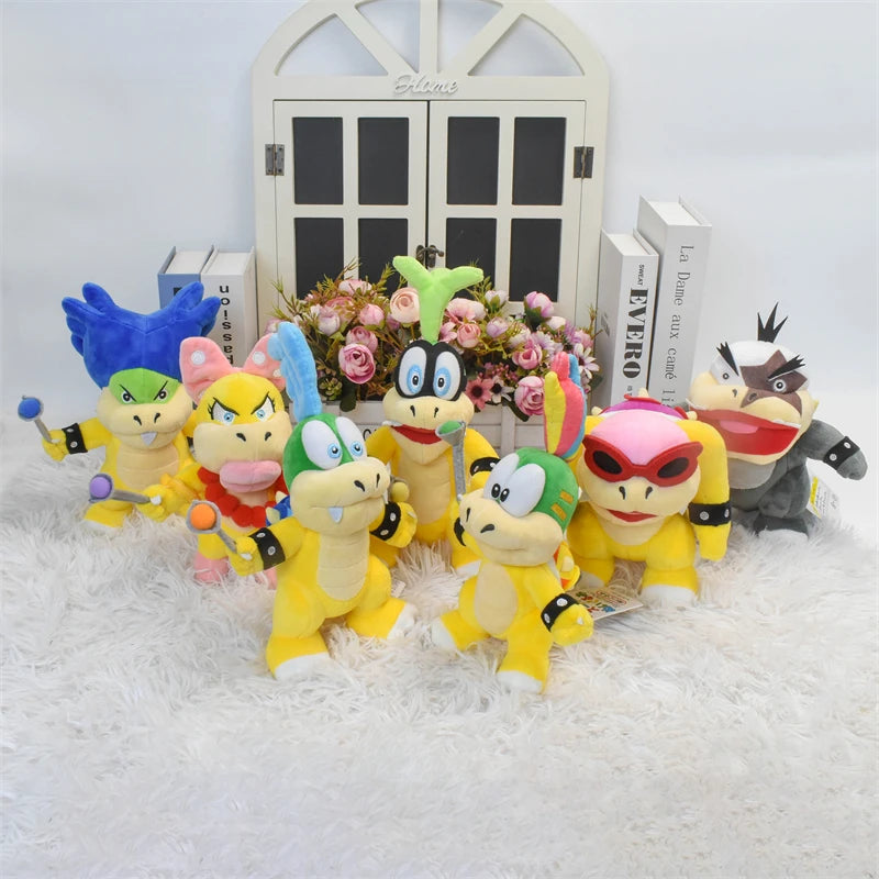 33 Styles Mario Bowser Soft Plush Toys Anime Lemmy Larry Iggy Wendy Ludwig Roy Morton Stuffed Peluche Dolls Birthdays Gift Kids