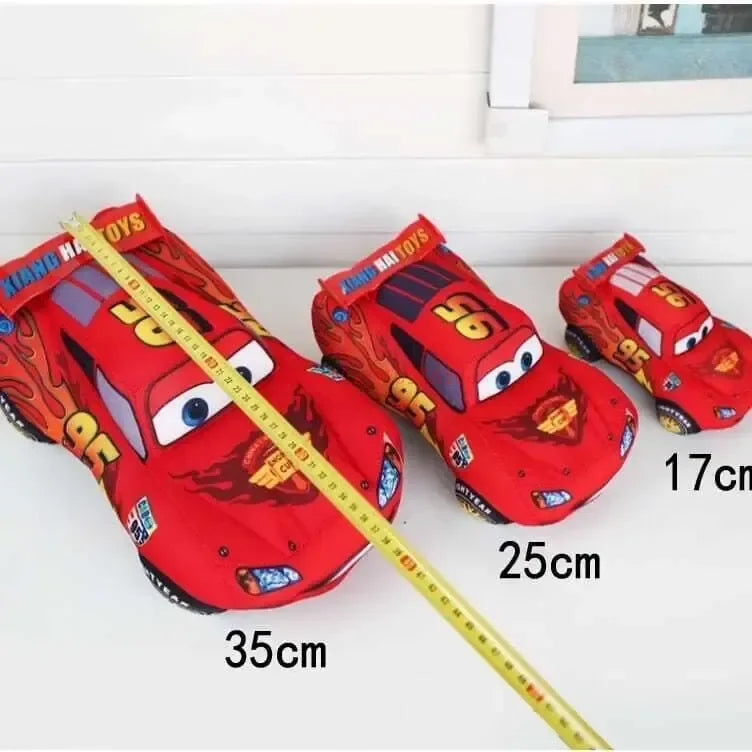 2024 New 17/25/35cm Disney Car Toy Lightning Mcqueen Plush Toy Cute Cartoon Car Plush Toy Boys And Girls Birthday Gift