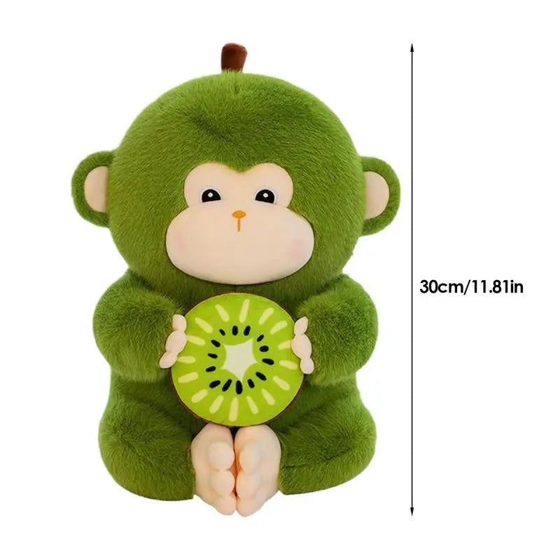 Stuffed Monkey Doll Cute Green Animal Plushie Stuffed Toy 30cm/11.8inch Cartoon Monkey Stuffed Animal Plush Stuffed Plush Toy