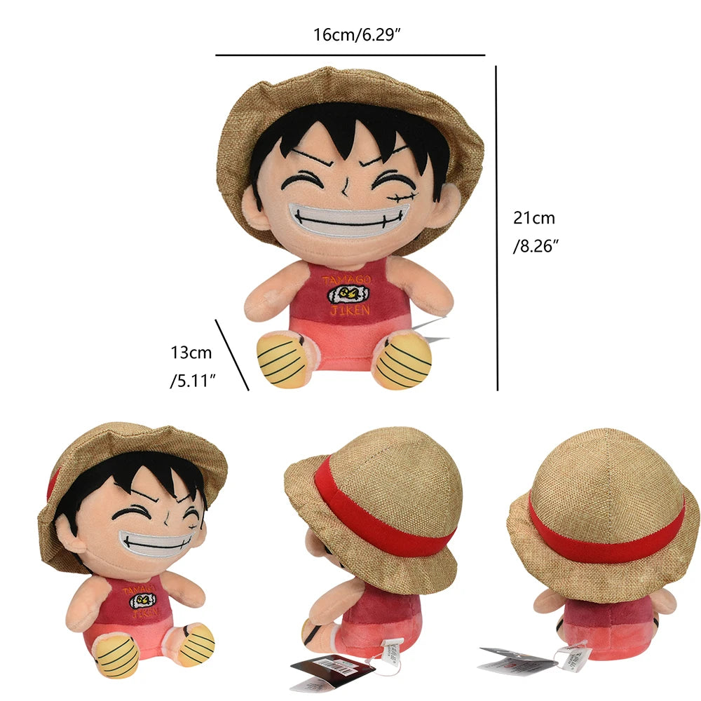 41Styles One Piece Kawaii Luffy Roronoa Zoro Tony Tony Chopper Laboon Merry Plush Toy Anime Stuffed Doll Keychain Christmas Gift