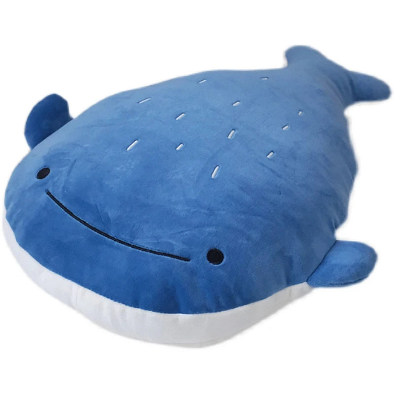 Soft Hug Pillow Whale Plush Toy Stuffed Sea Animals Fat Fish Plushies Sofa Bed Back Cushion Girly Room Decor Gifts