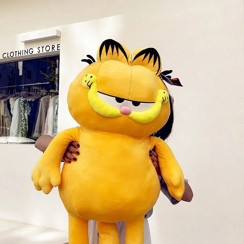 Kawaii Anime Cartoon Garfield Cute Plush Pillow Toys Doll 40Cm Doll Creative Sofa Decoration Kids Children Girls Boys Gifts