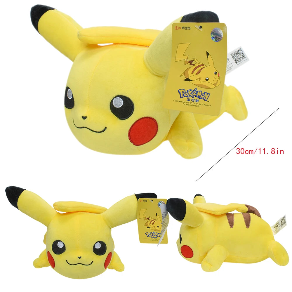 2024 Pokemon Pikachu Latios Latias Bulbasaur Squirtle Charmander Plush Toy Anime Stuffed Animal Doll for Kids Collection Gift