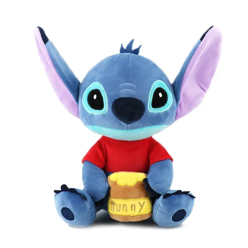 25cm Disney Plush Toy Disney Stitch Original Anime Figures Lilo & Stitch Cute Stuffed Toys Movie Peripherals Soft Ornaments Gift