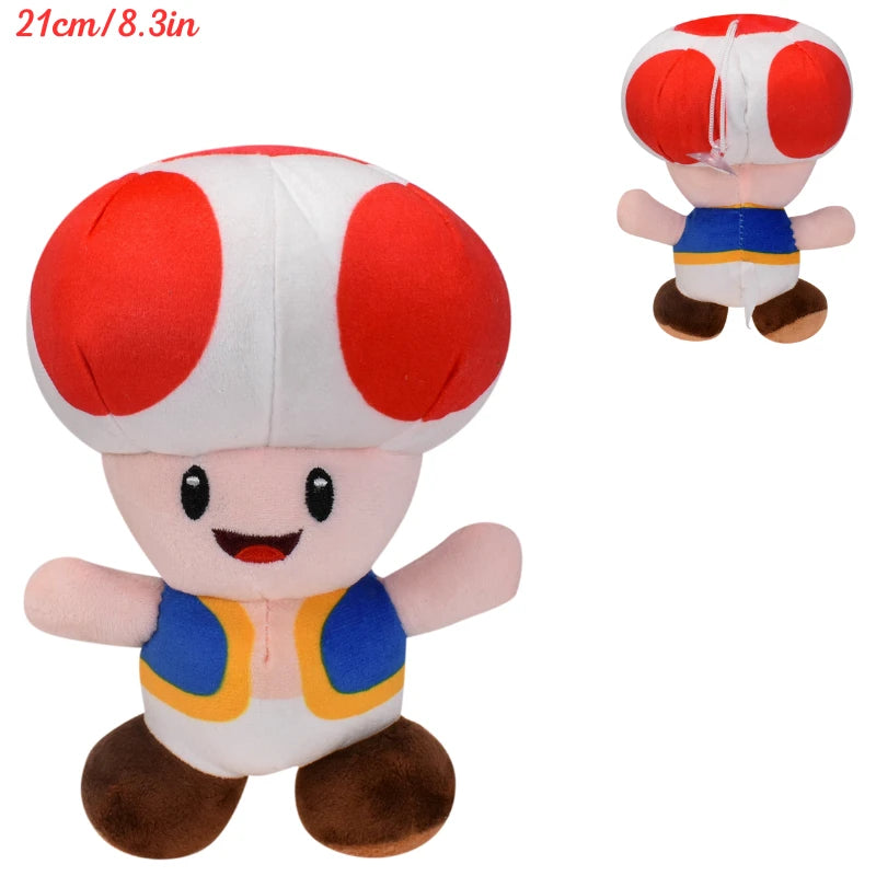 38 Styles Mario Princess Peach Daisy Rosalina Toad Soft Plush Toys Anime Yoshi Toadette Waluigi Stuffed Peluche Dolls Gifts Kids