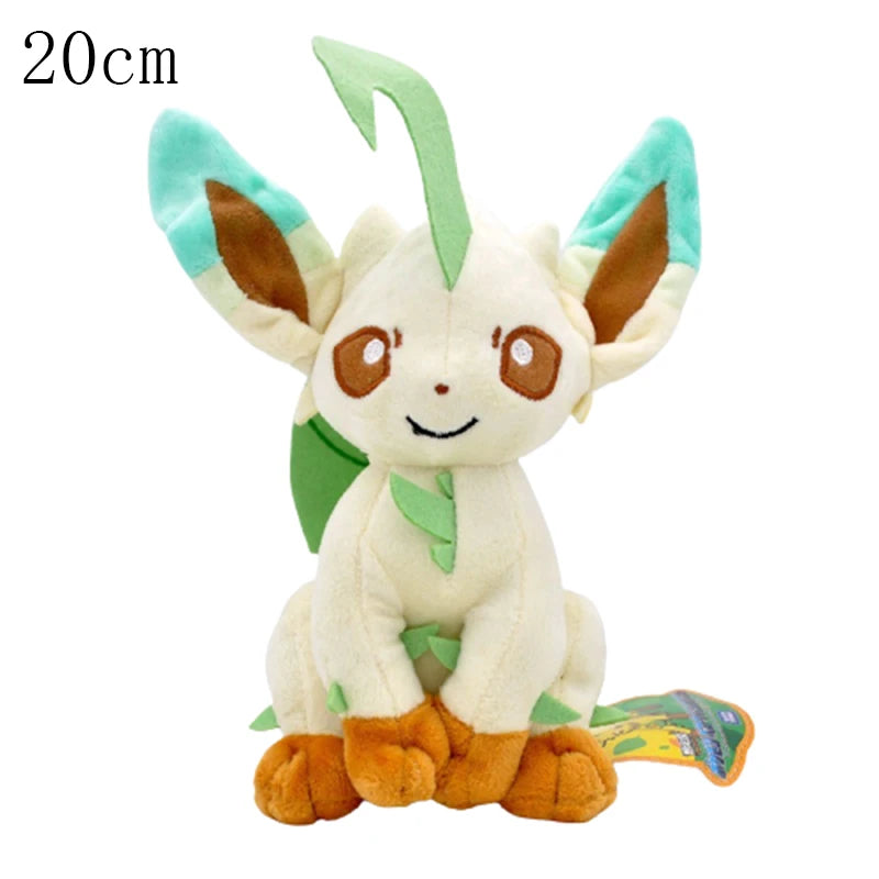 Pokemon Pikachu Eevee Family Plush Dolls Sylveon Leafeon Flareon Jolteon Vaporeon Stuffed Toys Hobbies Xmas Gift For Kids