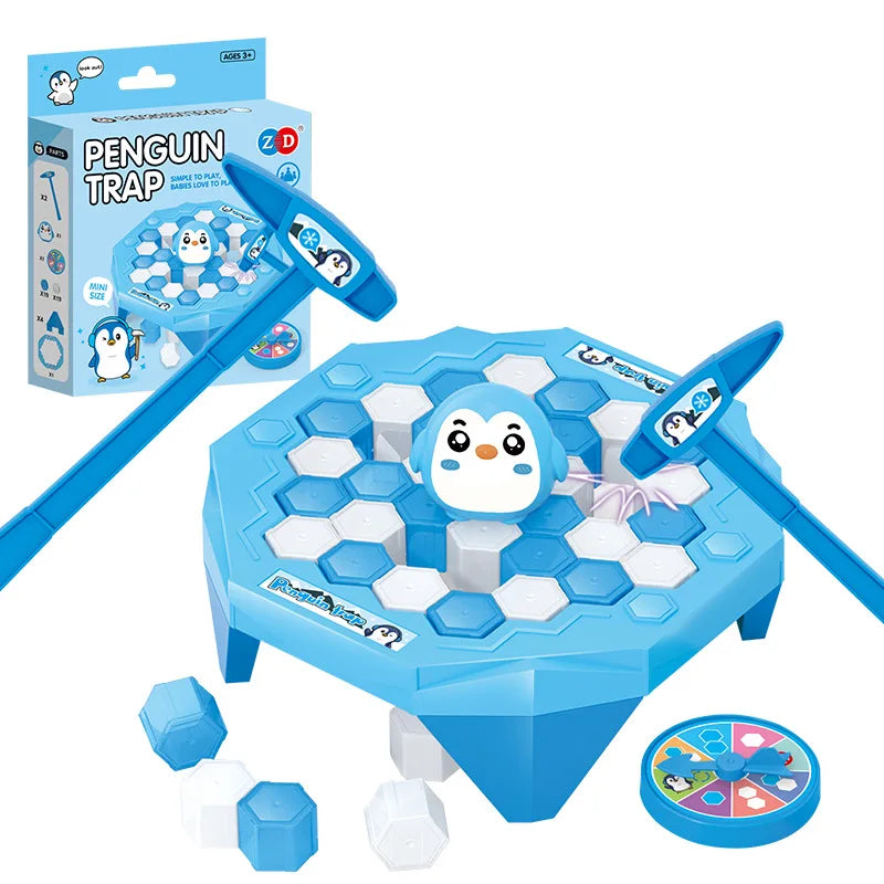 Ice Breaker Game Save Penguin On Ice Block Parent-child Interactive Board Game Toy Penguin Trap Activate Game Children's Gifts