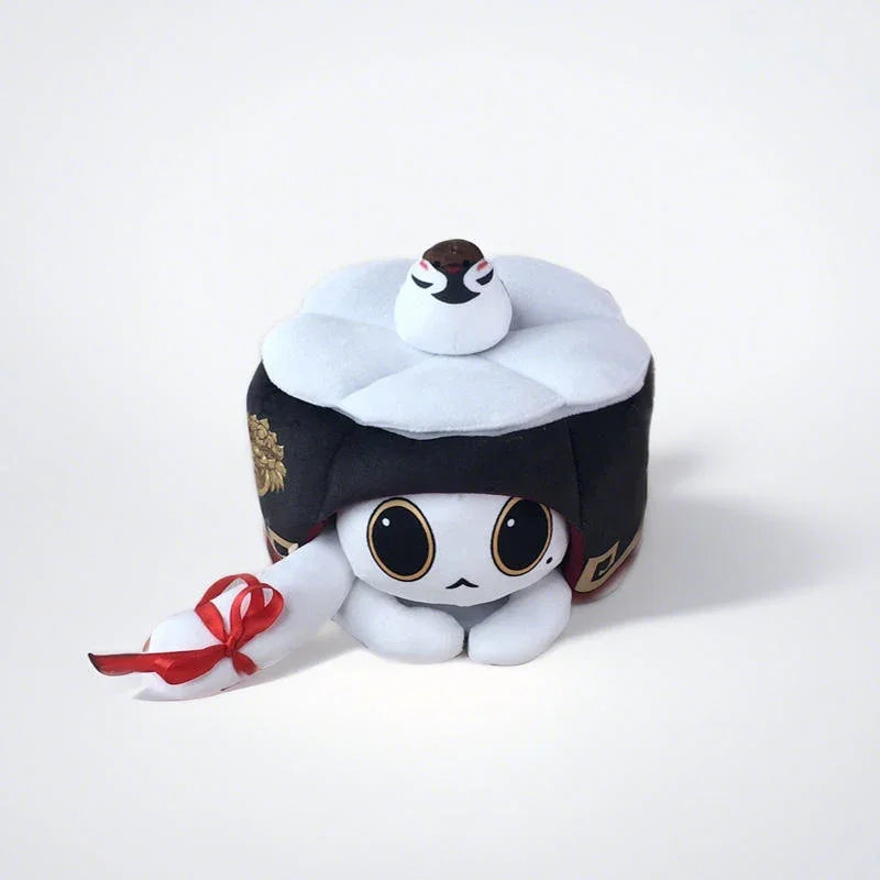 Game Cartoon Honkai: Star Rail Cute Cat Cake Glutinous Rice Ball Cosplay Danheng Kafka Blade Cotton Doll Plush Pillow Can Open