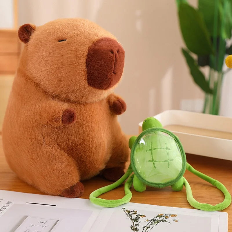 Capybara Plush Simulation Capibara Anime Fluffty Toy Cute Doll Stuffed Animals Soft Doll Plush Christmas Thanksgiving Gift