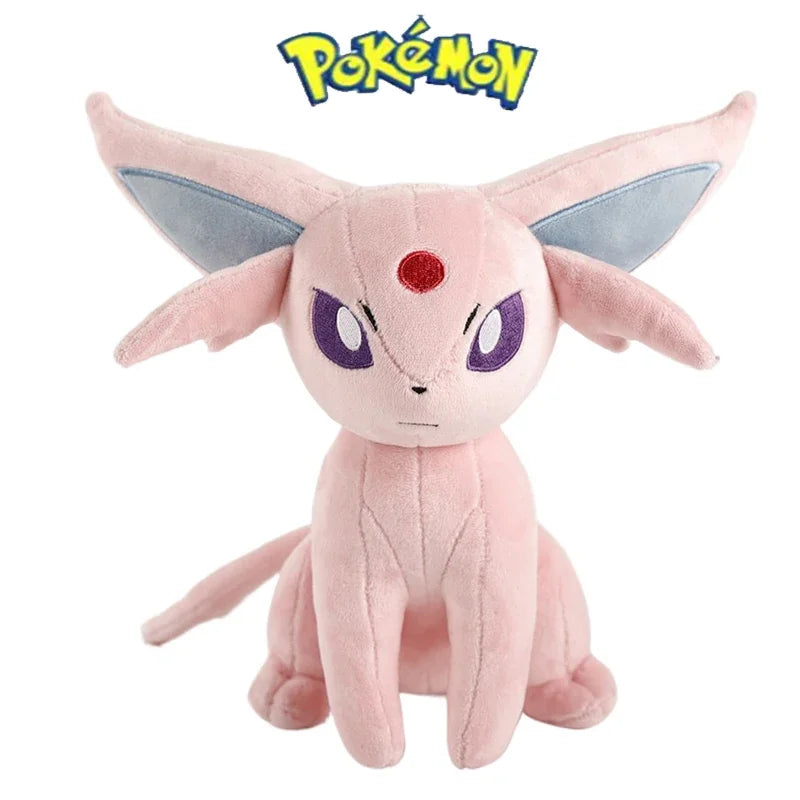 Bigger POKEMON Glaceon Plush Espeon Sylveon Leafeon Jolteon Eevee Vulpix Umbreon Stuffed Soft Toys Doll Cartoon Christmas Gifts