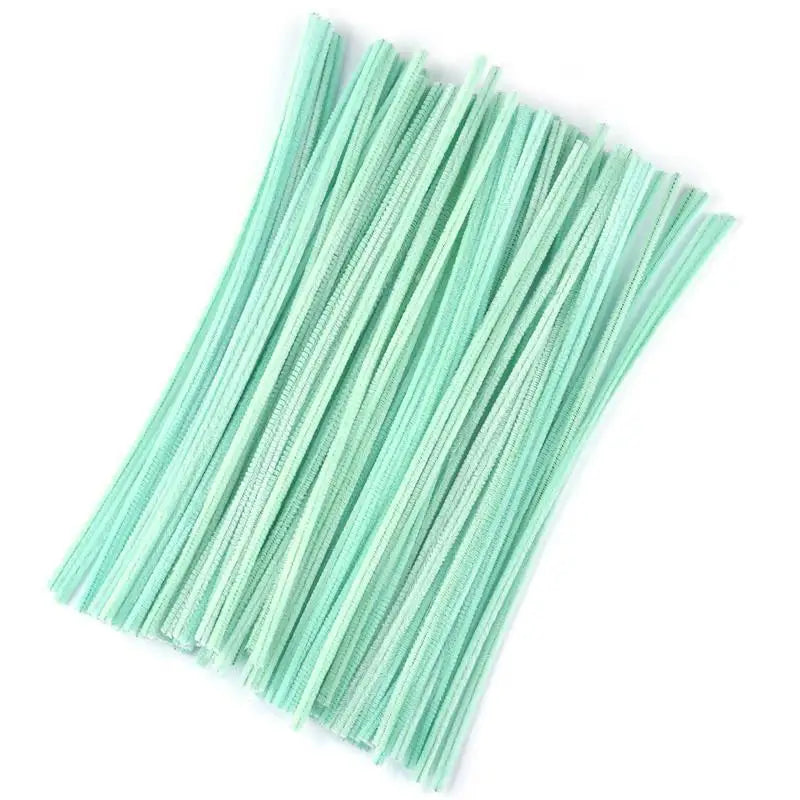 Plush Stick 100pcs Twisting Bar Chenille Stems Wire Pipe Kids Toys DIY Children Educational Toy Creative Handmade Craft Supplies