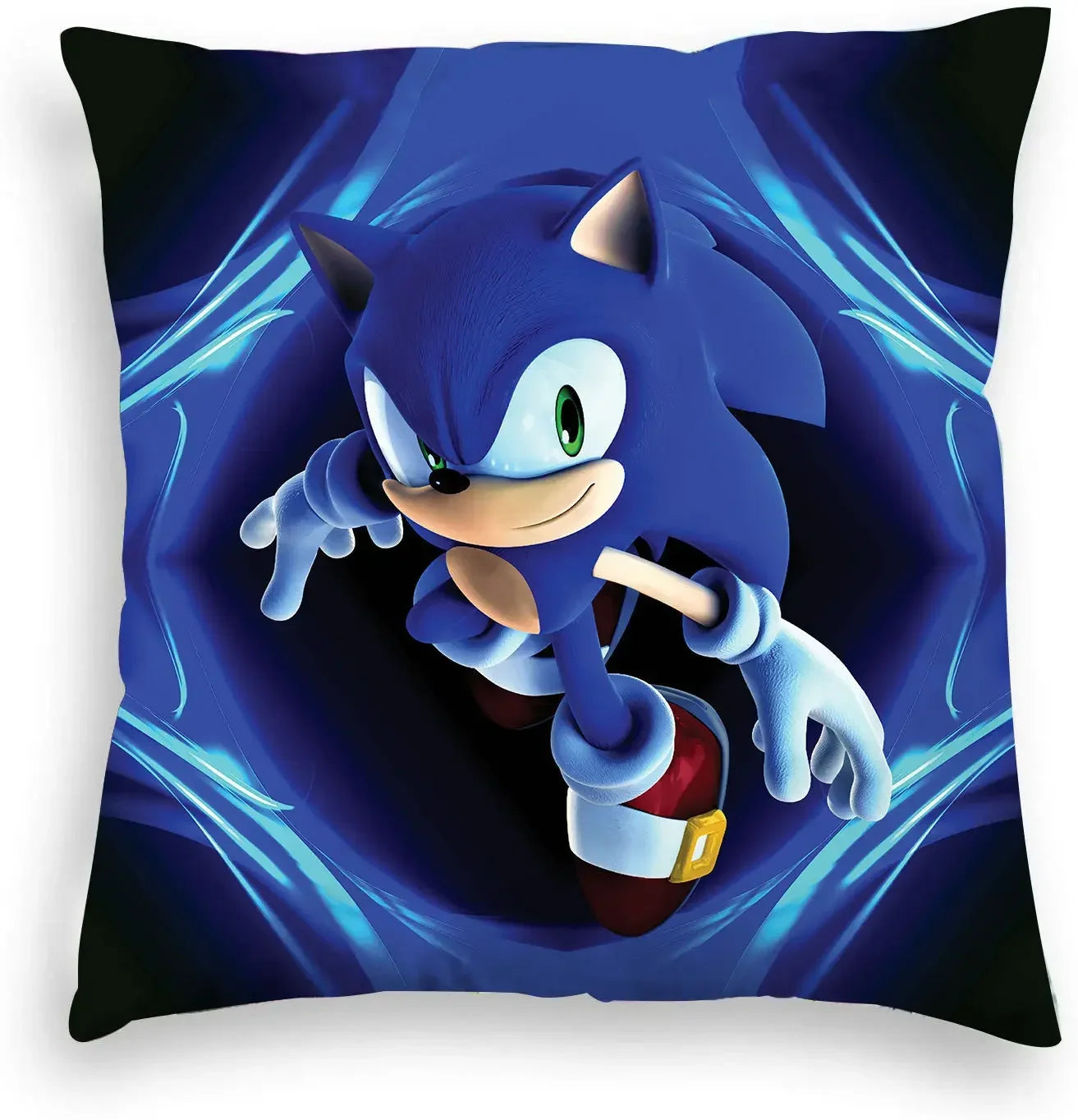 HOT Sonic Home Sofa Decorative Pillow Car Living Room Pillow Short Plush Gift for Girls Kids Boys Various Choices of Pillowcases