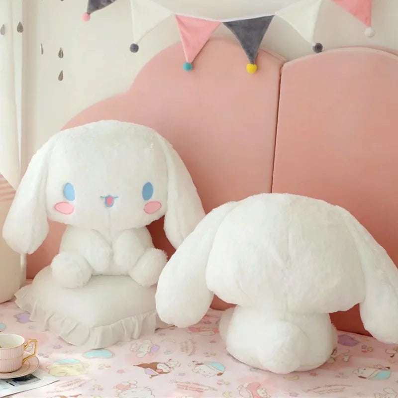 80X100cm Super Big Size Anime Plush Kawaii Cinnamoroll Stuffed Doll Sitting Pillow Children Plushies Girlfriend Birthday Gift