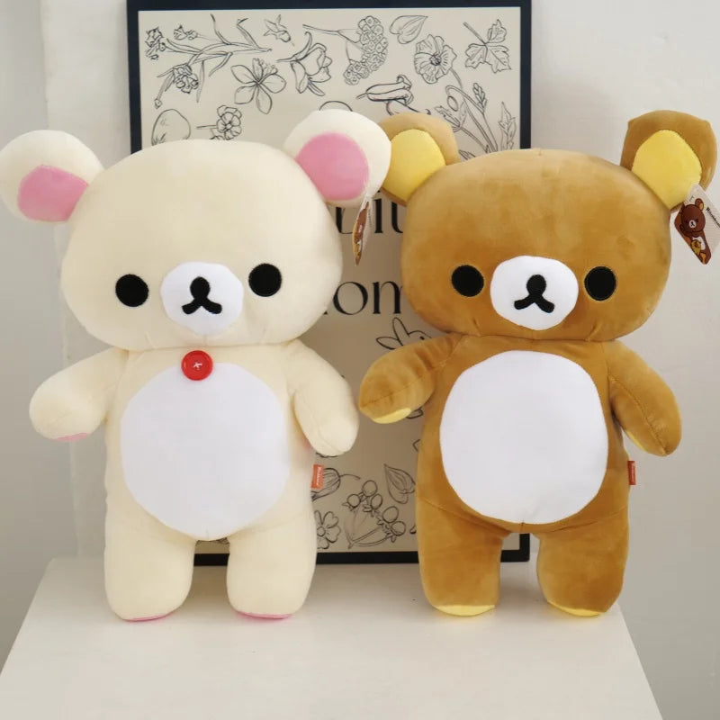 Kawaii Rilakkuma Plush Lovely Animal Kuma Plushies Teddy Bear Stuffed Doll Kawaii Rilakkuma Plush Toy Bear Dress up Gift for Kid