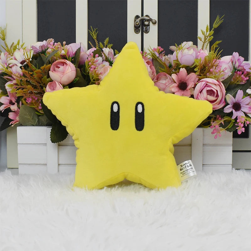 Kawaii Mario Bros Ice Fire Flower Anime Figure Soft Plush