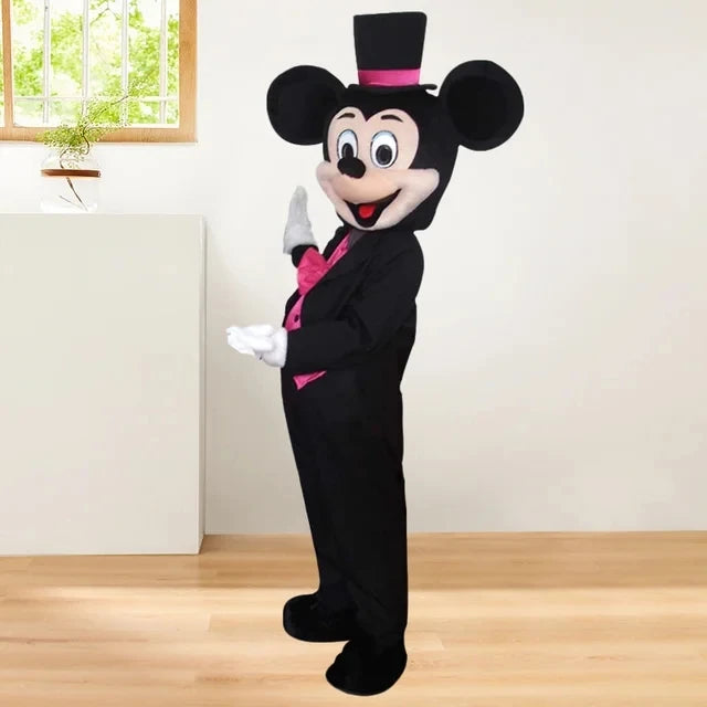 Hot Disney Mickey Minnie Mouse Cartoon Character Costume Stitch Mascot Costume Christmas Party Props Advertising Fancy Dress