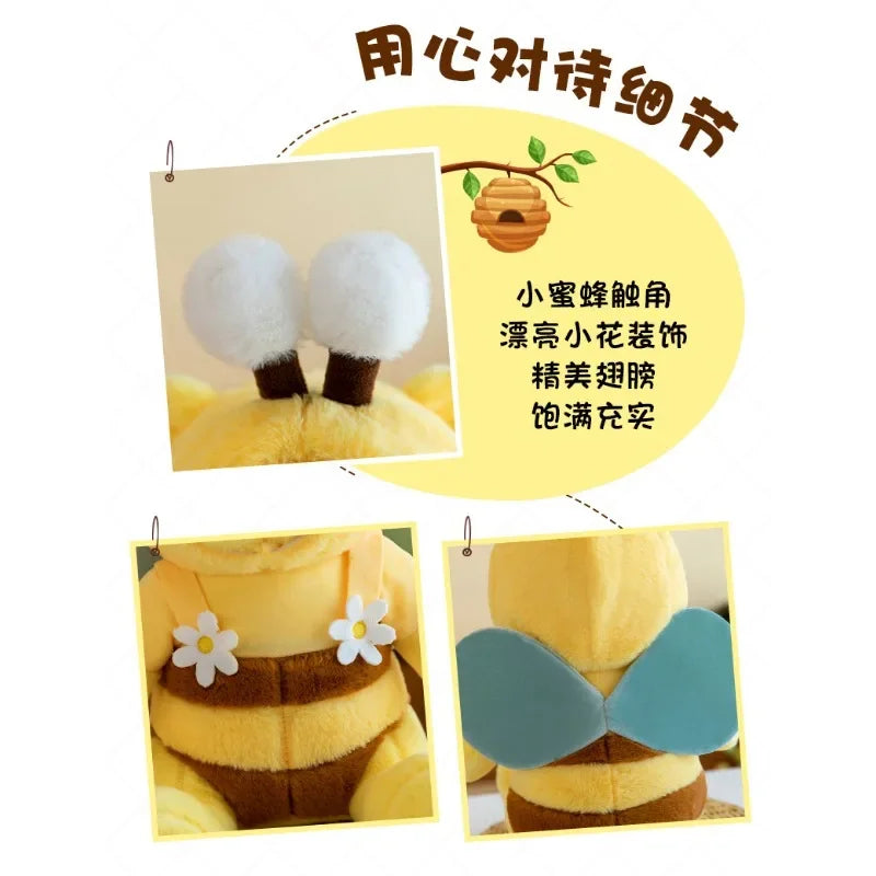 Bee Pooh Disney Plush Toys Stuffed Animals Cute Dolls Birthday Gift Thanksgiving Gift Party Favor Companion Doll