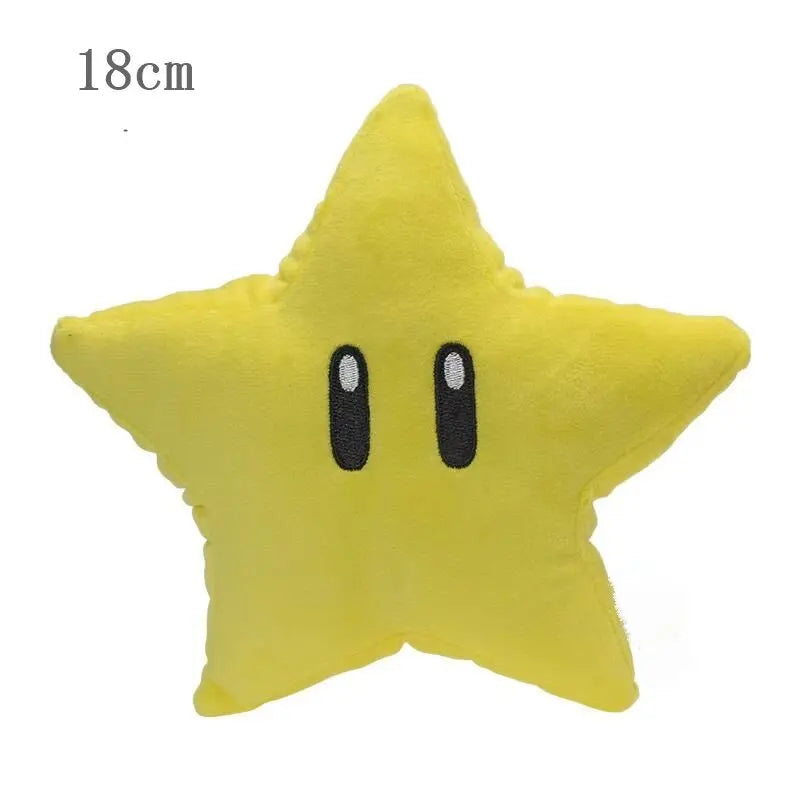 Game Plush Super Star Mega Star Power Stars 18cm Soft Stuffed Toy Cute Figure for Kids Pet