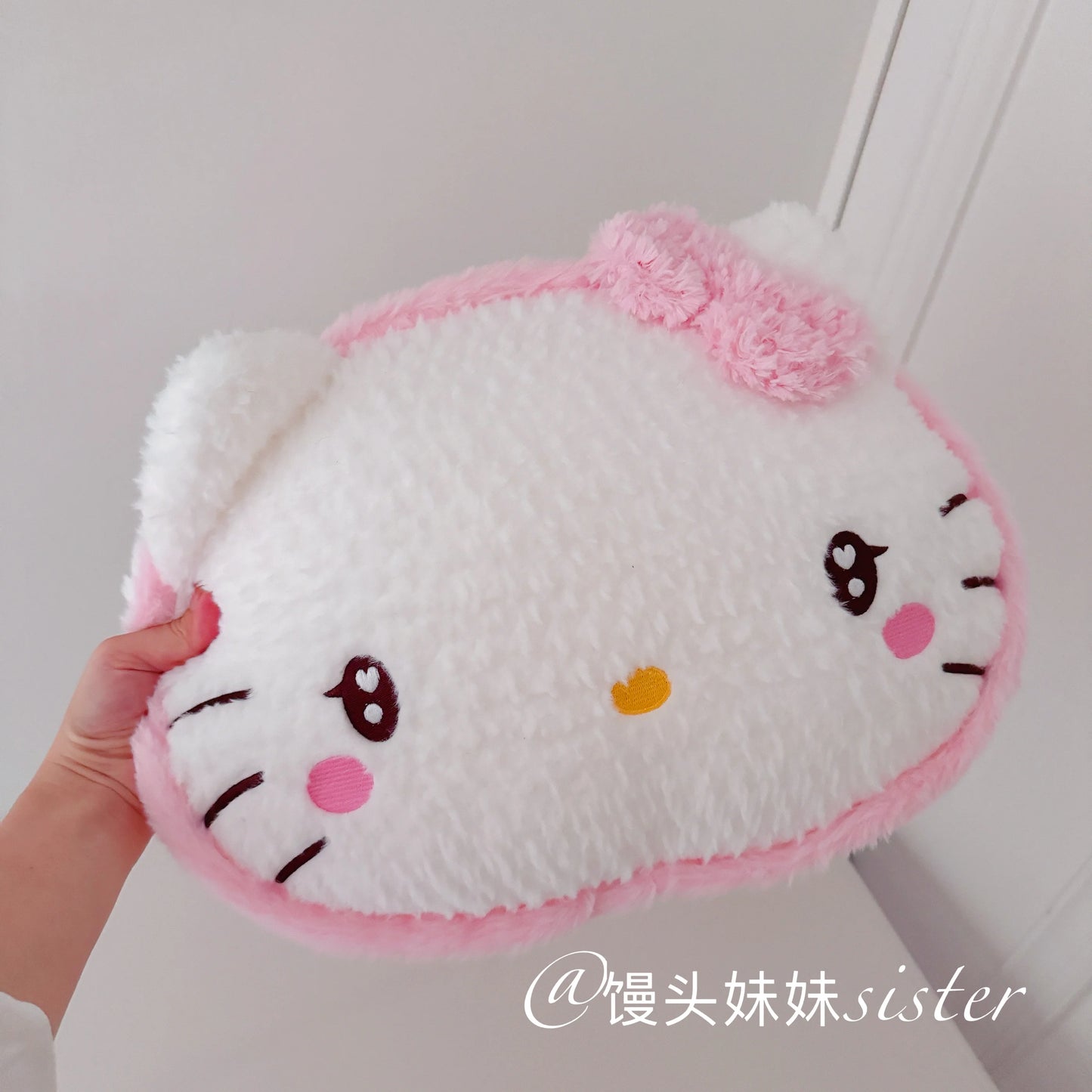 Sanrio Hello Kitty Plushies Doll Kuromi Cinnamoroll My Melody Throw Pillow Hangyodon Plush Toy Sofa Bed Back Cushion Xmas Gifts