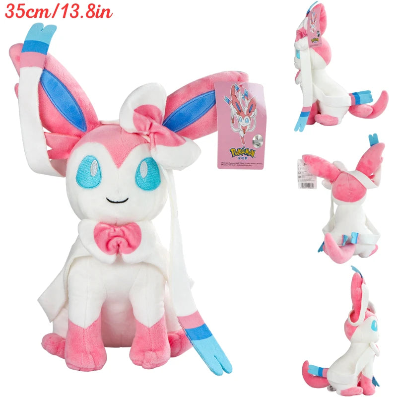 Oringinal Plush Toys Eevee Evolution Sylveon Umbreon Espeon Sylveon Glaceon Jolteon Stuffed Animals Peluche Dolls Gifts