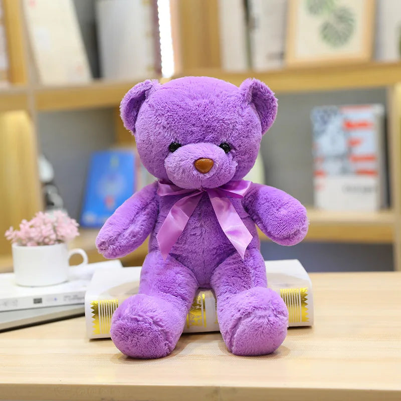 Cute Teddy Bear Plush Soft Stuffed Bear Animal Toy Plushie Kawaii Cat Baby Sleeping Toys Home Decor For Kids Girl Gifts