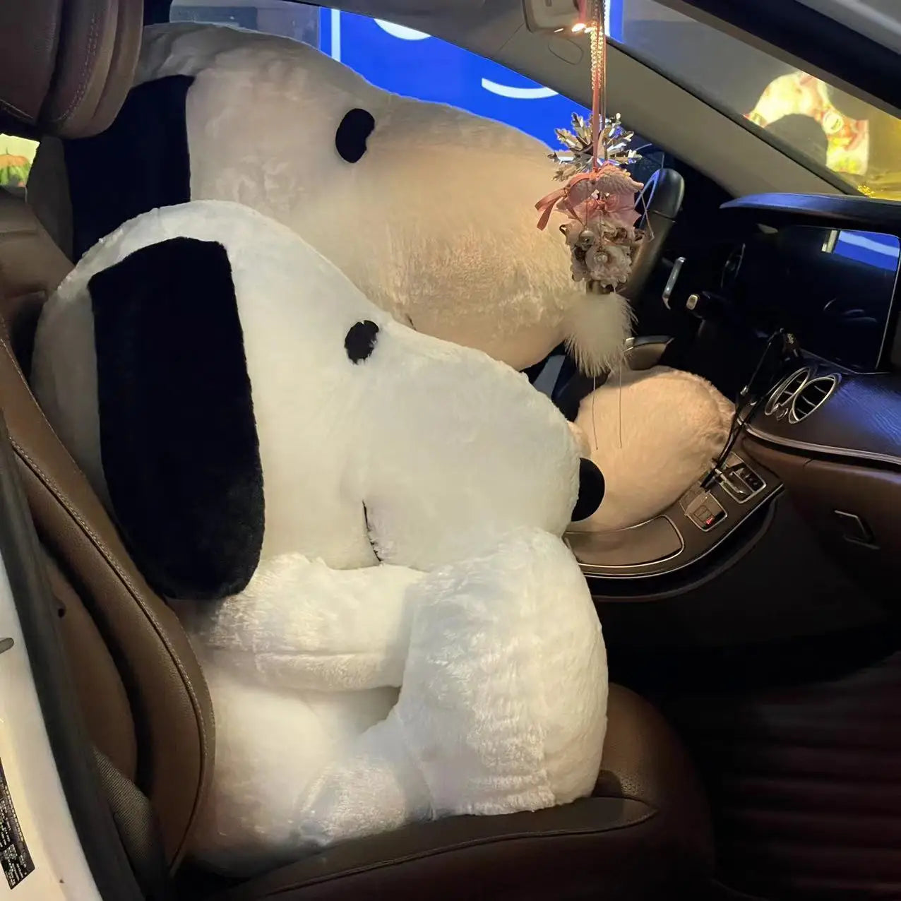 Big Size Snoopy Plush Toy Kawaii White Dog Soft Pillow Stuffed Doll Cartoon Animal Birthday Gifts for Girlfriends Kids