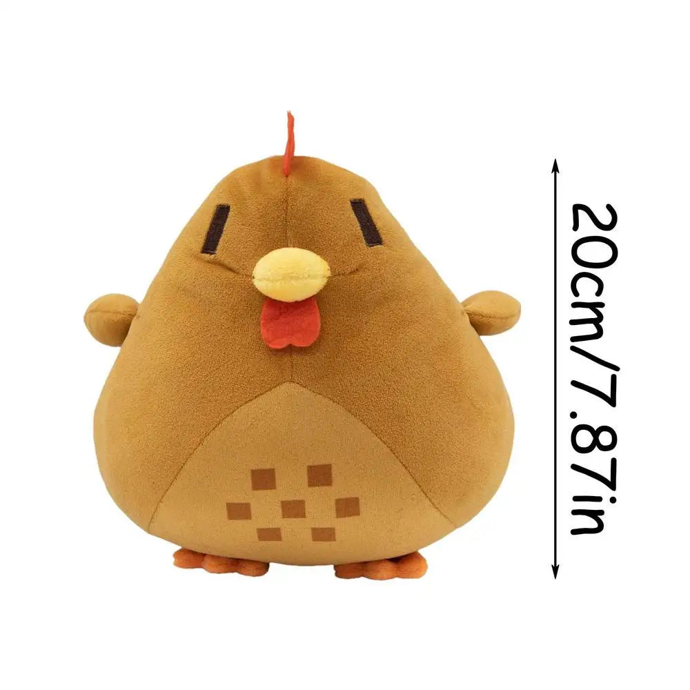 20cm Chicken Pillow Plush Soft Stuffed Animal Toys Cartoon Children Birthday Christmas Gifts