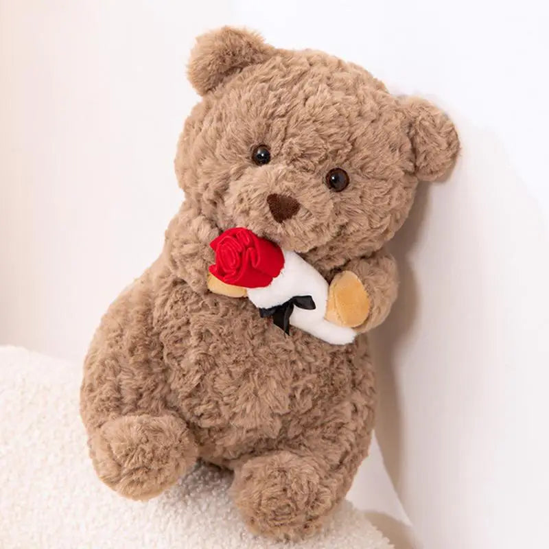 Valentines Day Plush Bear Cute Stuffed Animal Plush Doll Cute Soft Plush Bear Doll For Her Girlfriend Him Boyfriend Kid