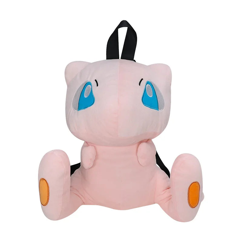 Pok é mon Plush Toy Backpack Large Cartoon Backpack Geng Ghost Mystery Q Little Fire Dragon Bo Jiaman Fire Dragon Cute Plush Bac