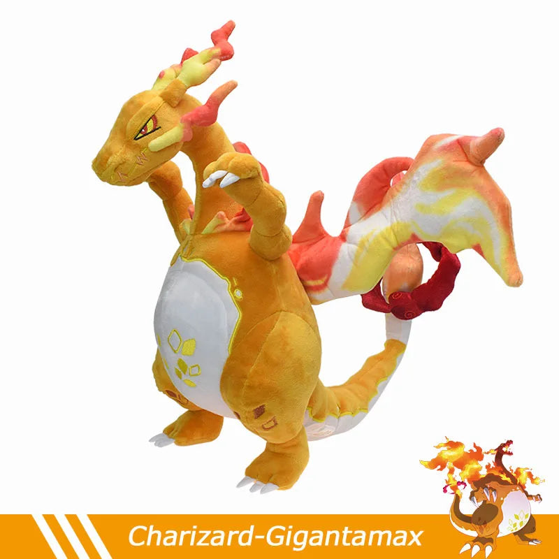 New 38cm Dynamax Charizard Plush Toys Pokemon XY Fire Dragon Anime Pocket Monster Stuffed Toy Children Birthday Gift