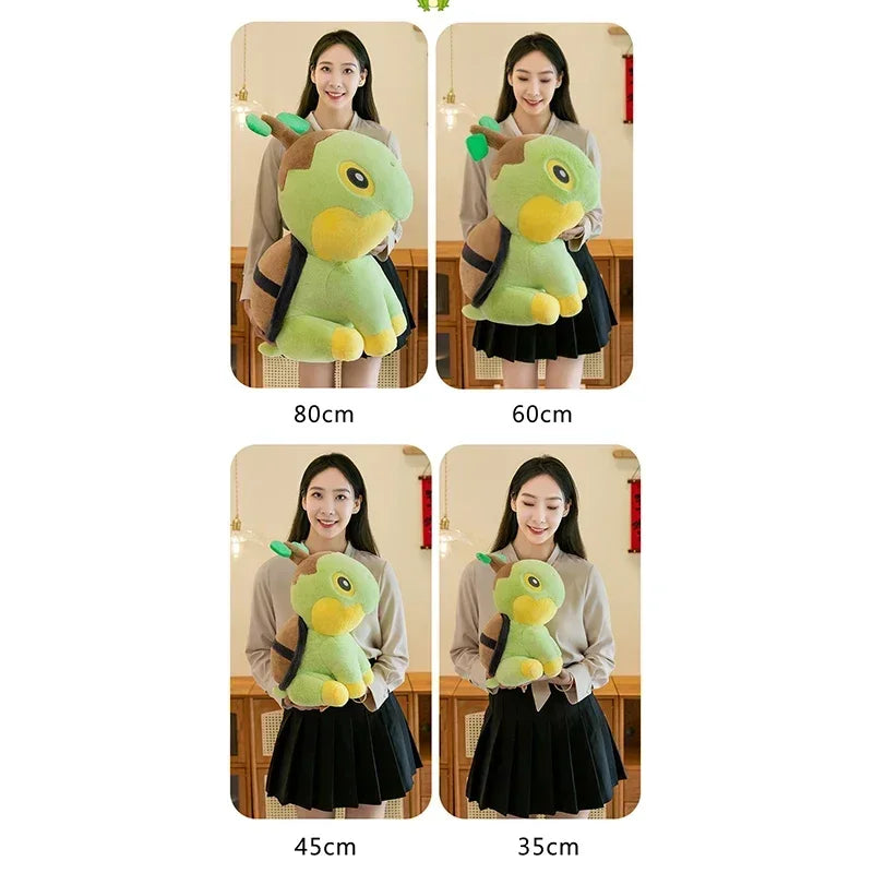 80cm Big Size Turtwig Pokemon Anime Plushies New Kawaii Pillow Cartoon Giant Pokémon Stuffed Soft Plush Gift for Kids Christmas