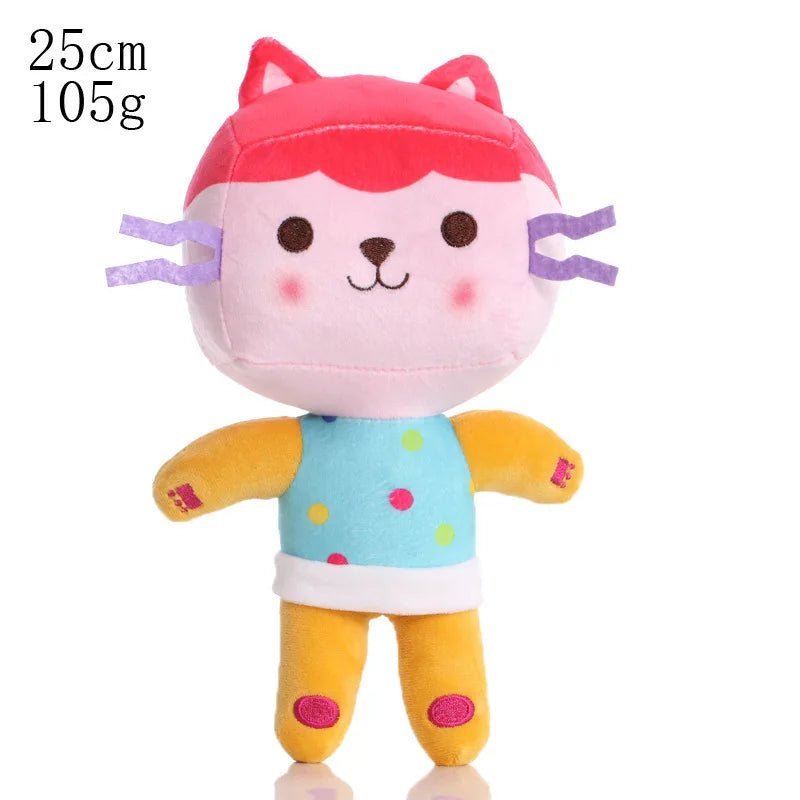 Gabby Dollhouse Plush Toy Mercat Cartoon Stuffed Animals Mermaid Car Cat Plushie Doll Kids