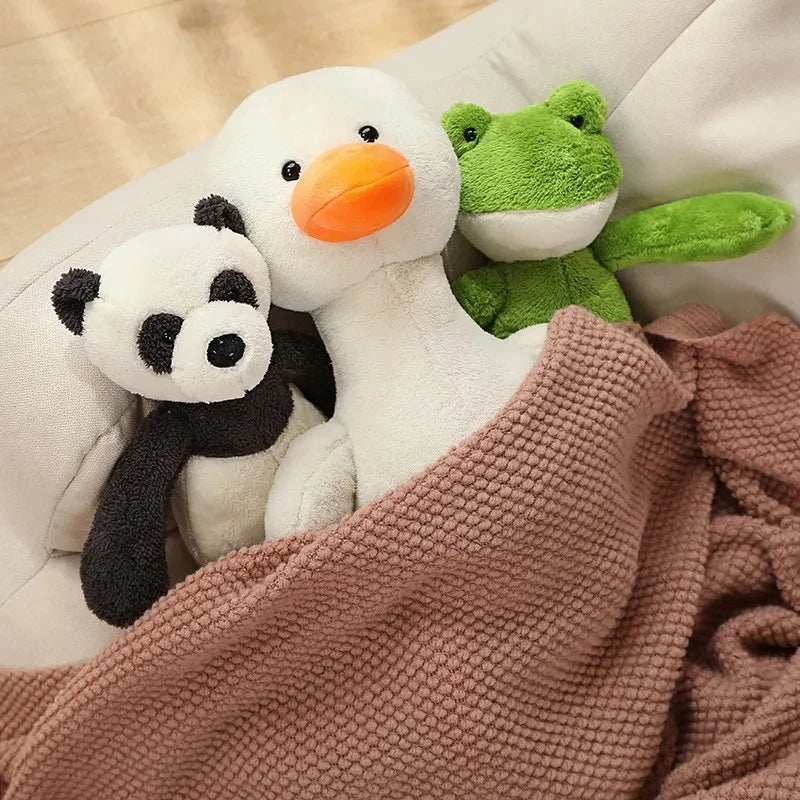 Kawaii Elephant Soft Pillows Baby Sleeping Pillow Stuffed Panda Duck Frog Comforter Plush Animal Cushion Best Gift For Kids